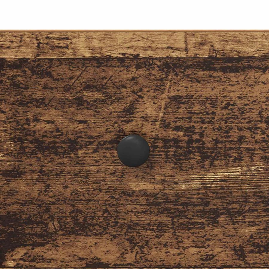 Table de Toilette avec tiroir Bois ancien Bois d'ingénierie - 9