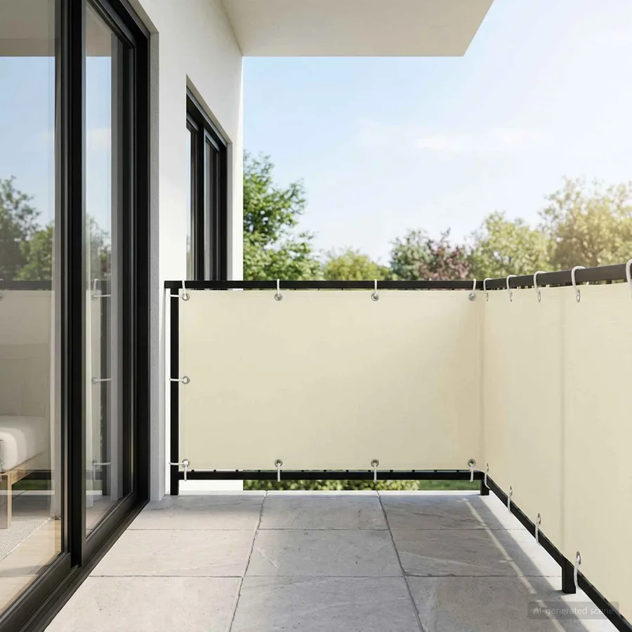 Écran de confidentialité pour balcon 150 x 600 cm - 3