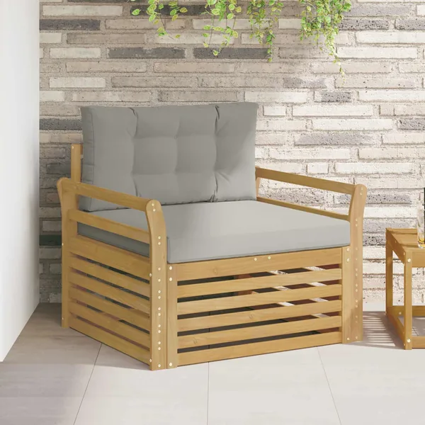 Canapé d’extérieur Polyester Blanc