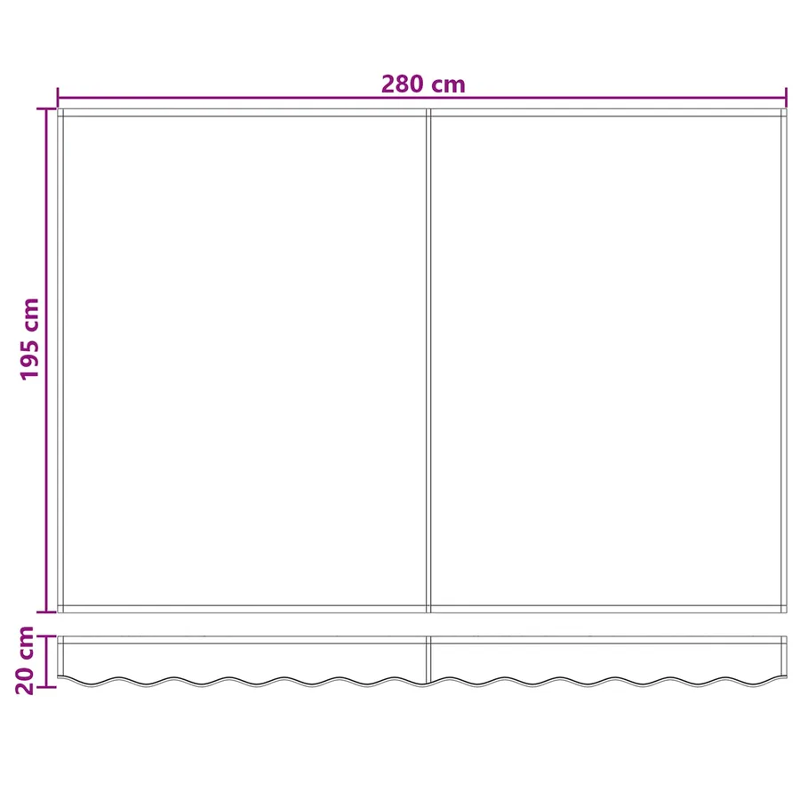 Auvent rétractable électrique Taupe 3 x 2 m - 9