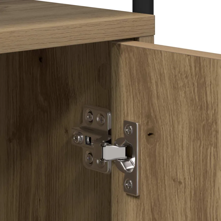Table de chevet 2 pc Chêne artisanal 35 x 36,5 x 61 cm - 9