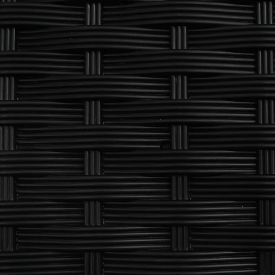 Lit Élevé avec Treillis et Toit Noir 124 x 40 x 127 cm PP - 8