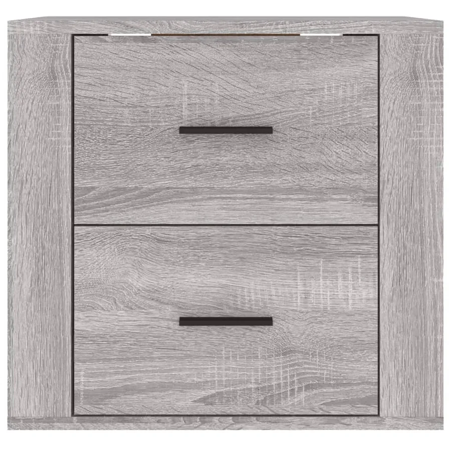 Table de chevet murale Sonoma gris 50x36x47 cm - 7