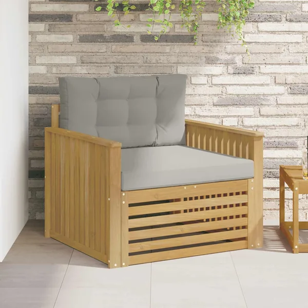 Canapé d’extérieur Polyester Blanc