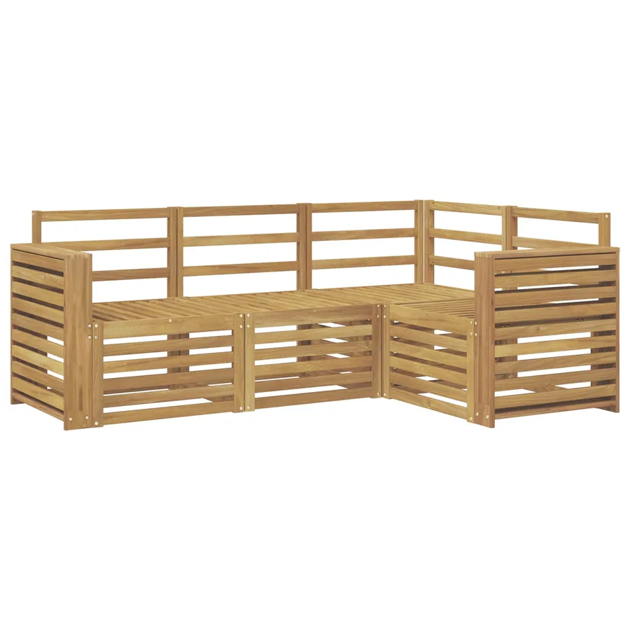 Ensembles de canapés 4 pcs Blanc 191 x 132,5 x 73 cm - 2