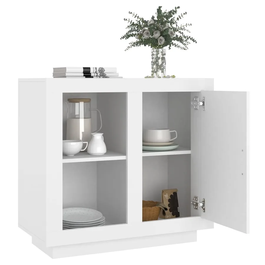 Buffet Blanc 80x40x75 cm - 4