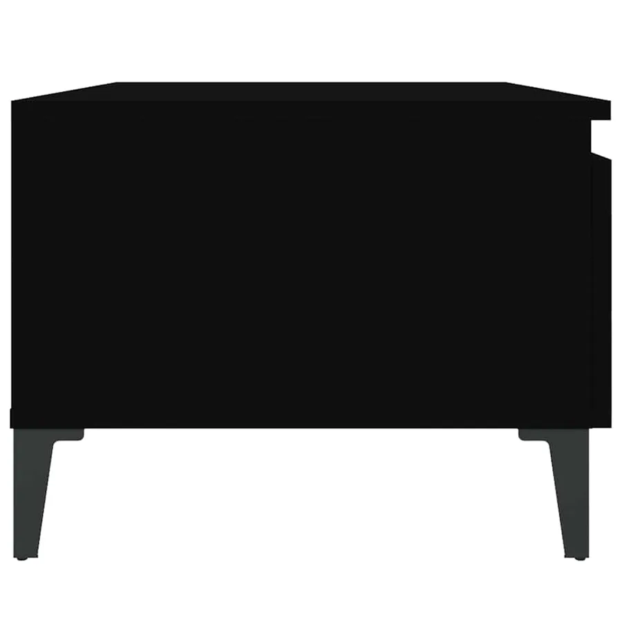 Table d'appoint Noir 50x46x35 cm Bois d'ingénierie - 8