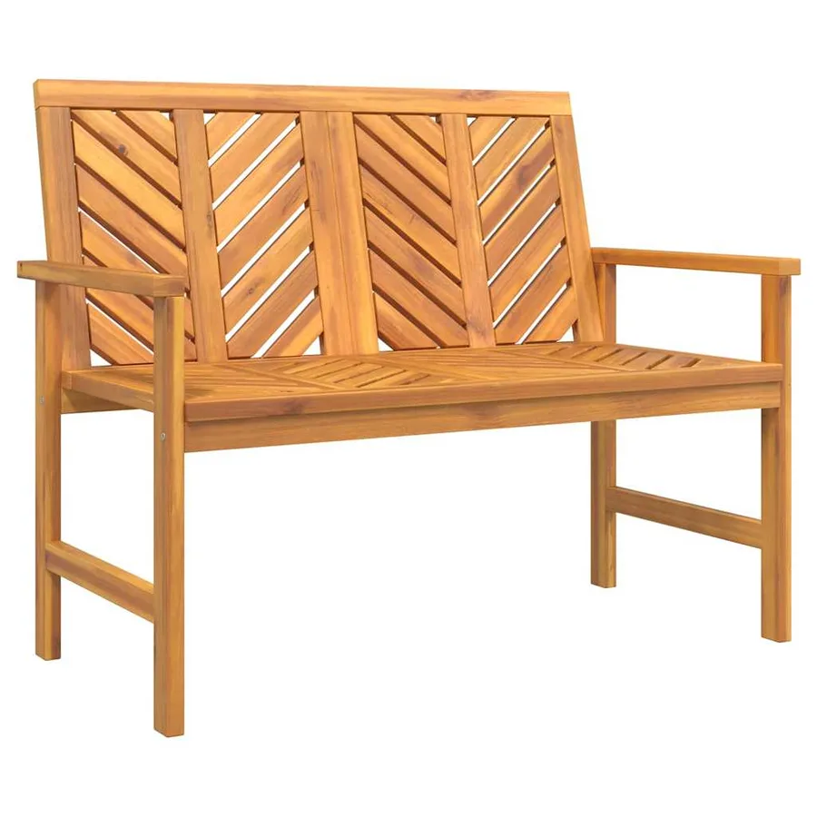 Ensemble de salon de jardin 3 pcs Marron Bois d'Acacia Massif - 5