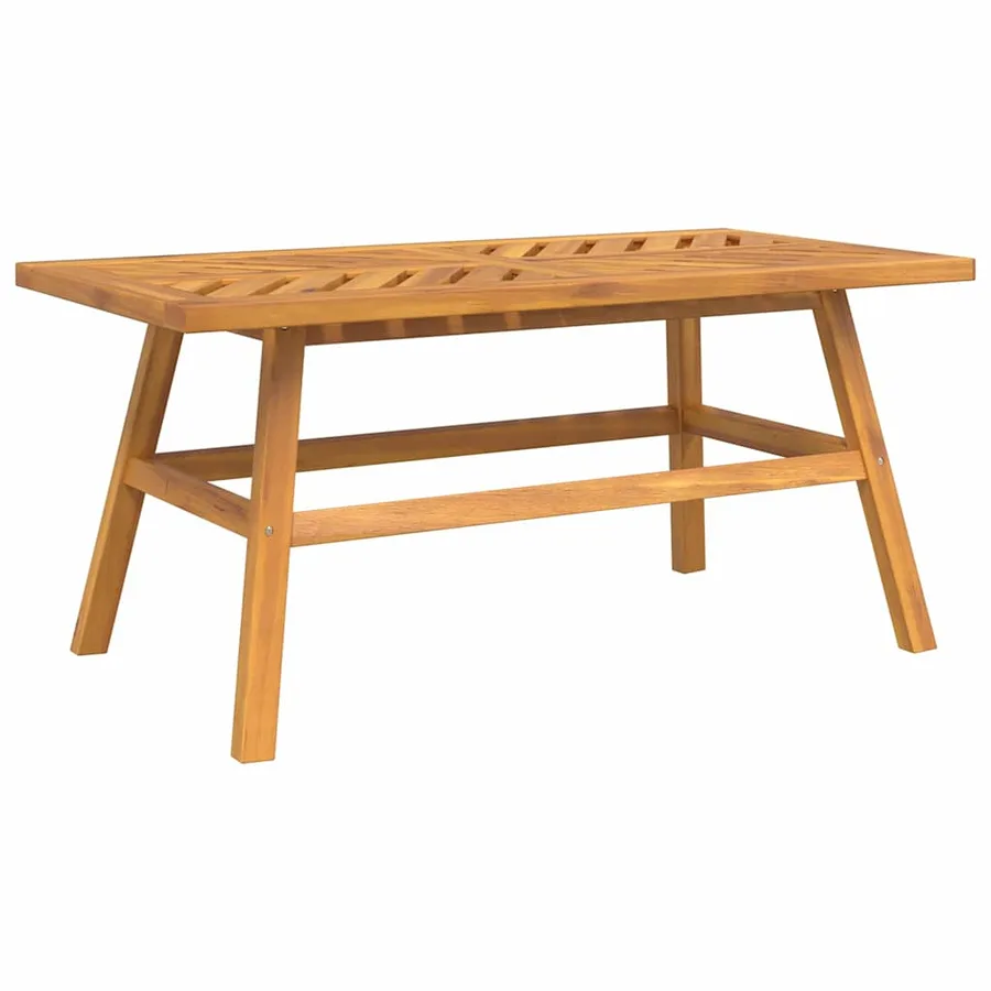 Ensemble de salon de jardin 3 pcs Marron Bois d'Acacia Massif - 6