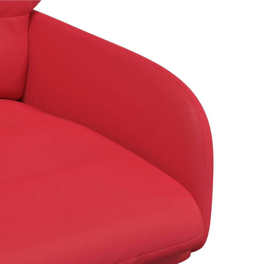 Chaises de salle à manger pivotantes 2 pcs Simili cuir Rouge - 6