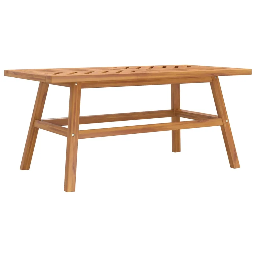 Ensemble de salon de jardin 2 pcs bois d'acacia solide - 4