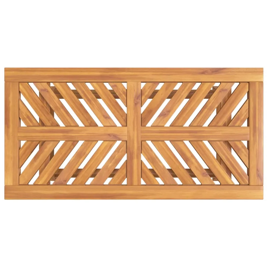 Ensemble de salon de jardin 2 pcs bois d'acacia solide - 5