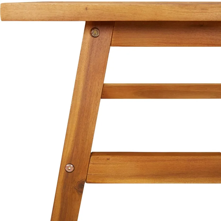 Ensemble de salon de jardin 2 pcs bois d'acacia solide - 6
