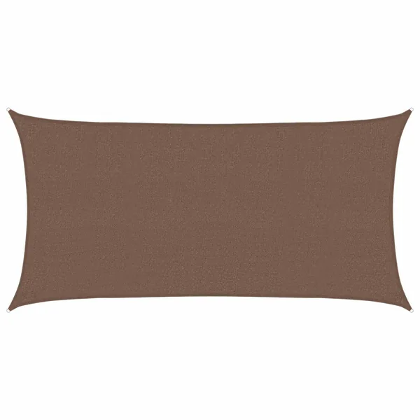 Voile d'ombre Marron 2,5 x 6 m HDPE