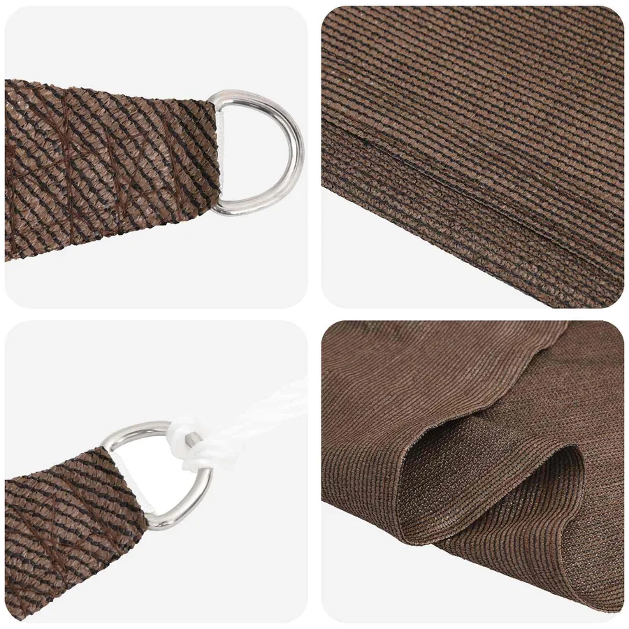 Voile d'ombre Marron 2,5 x 6 m HDPE - 2