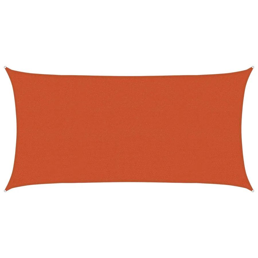 Voile d'ombre Orange 2 x 6 m HDPE