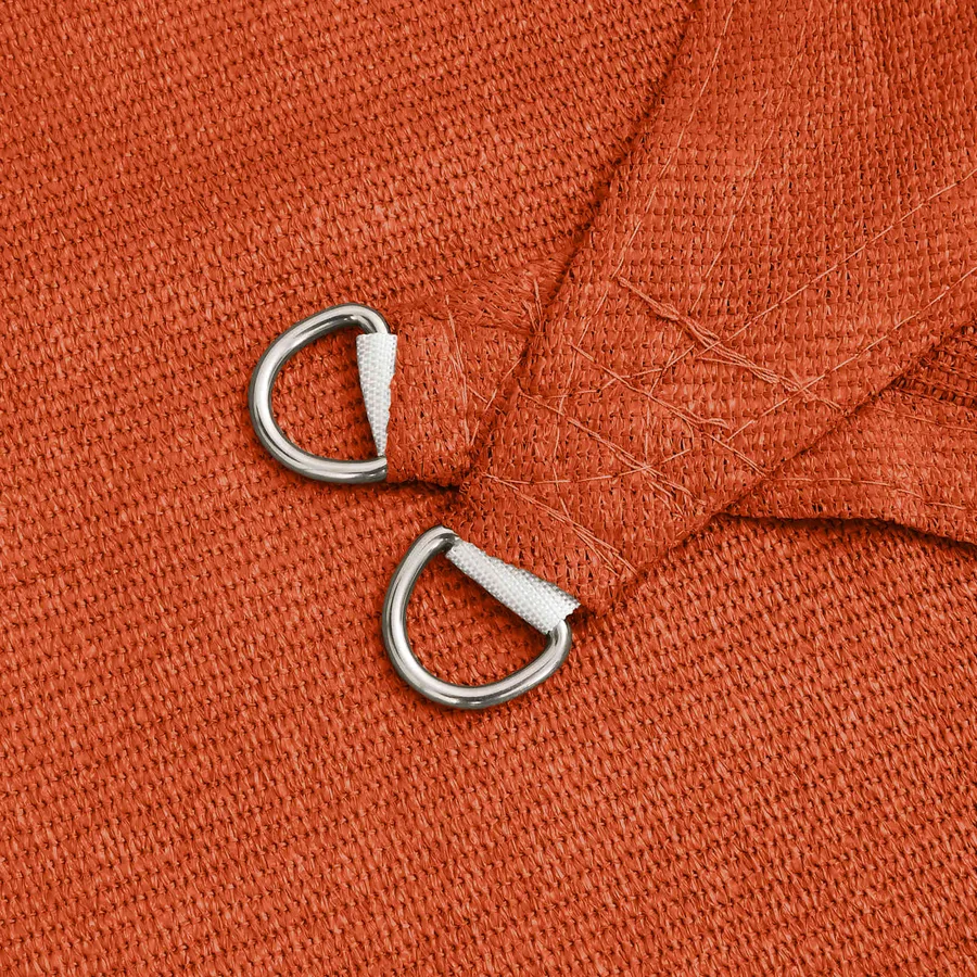Voile d'ombre Orange 2 x 6 m HDPE - 3