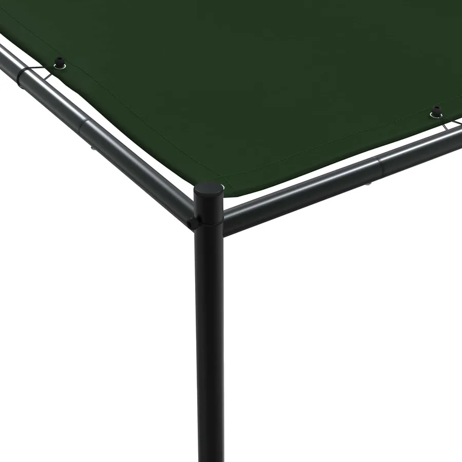 Pavillon 4 x 3,98 x 2,67 m Vert Polyester et Acier - 7