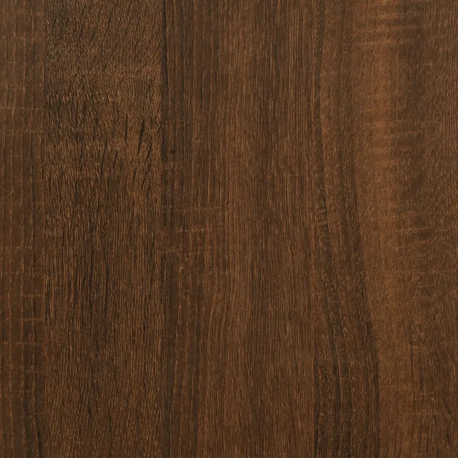 Table basse chêne marron 90x60x35 cm bois d'ingénierie - 8