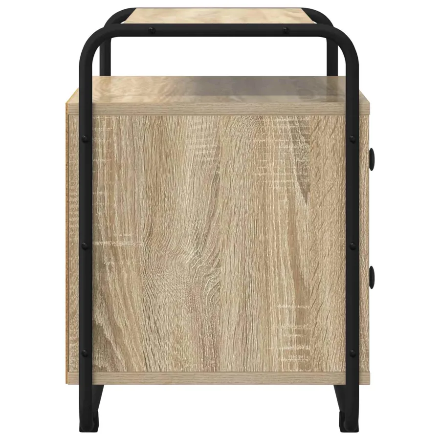 Table de chevet 2 pc Chêne Sonoma Bois d'ingénierie - 7