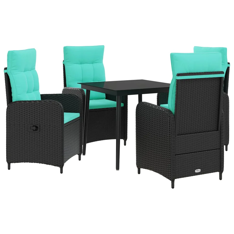 Ensemble de Tables Basses avec coussin avec oreiller 5 pcs - 2