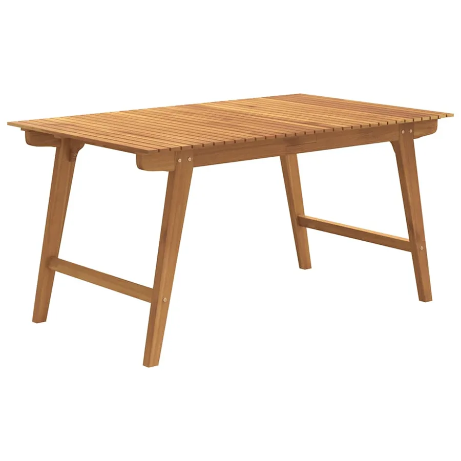 Ensemble à manger de jardin 5 pcs Bois d'acacia solide - 7