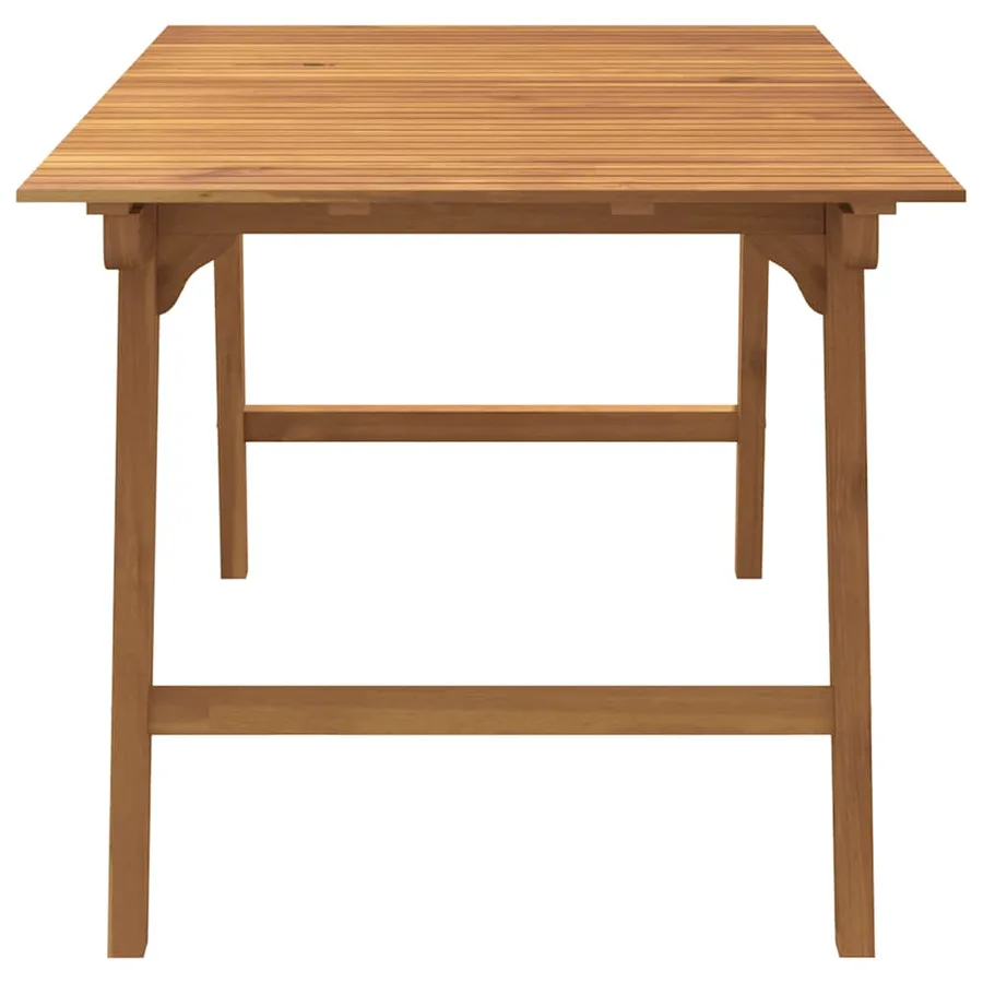 Ensemble à manger de jardin 5 pcs Bois d'acacia solide - 9