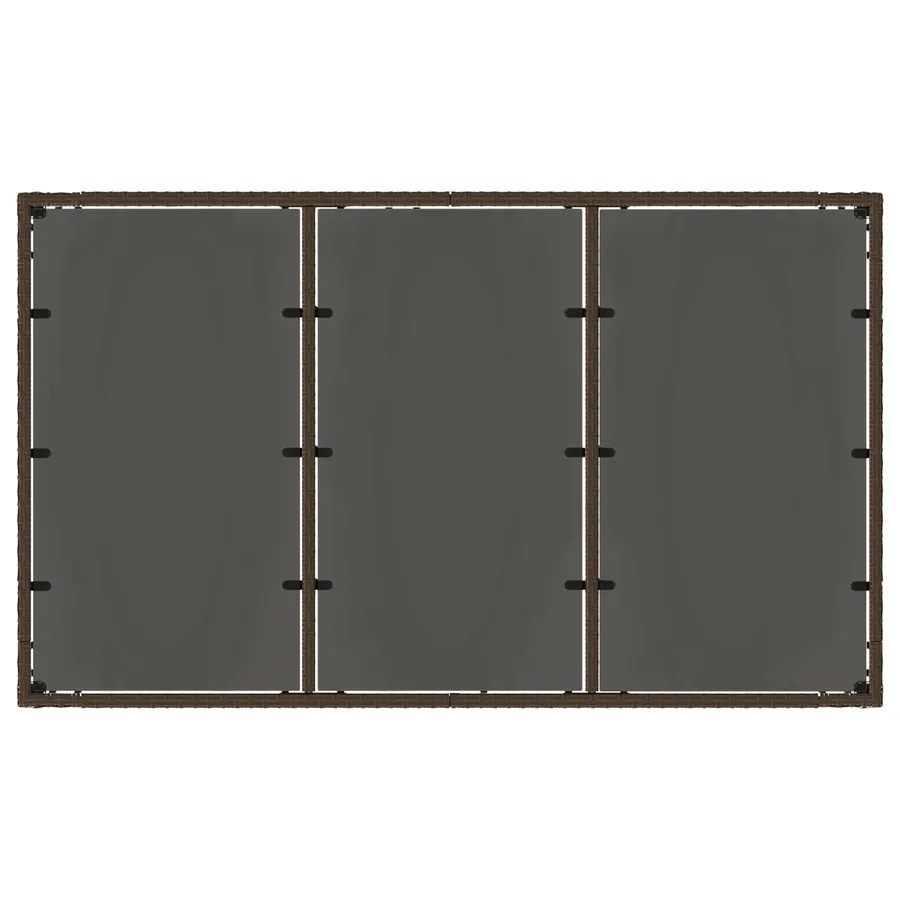 Ensemble de repas extérieur 7 pcs polyrotin - 6