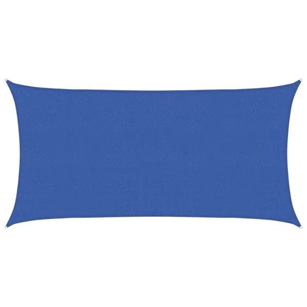 Voile d'ombre Bleu 2 x 6 m HDPE