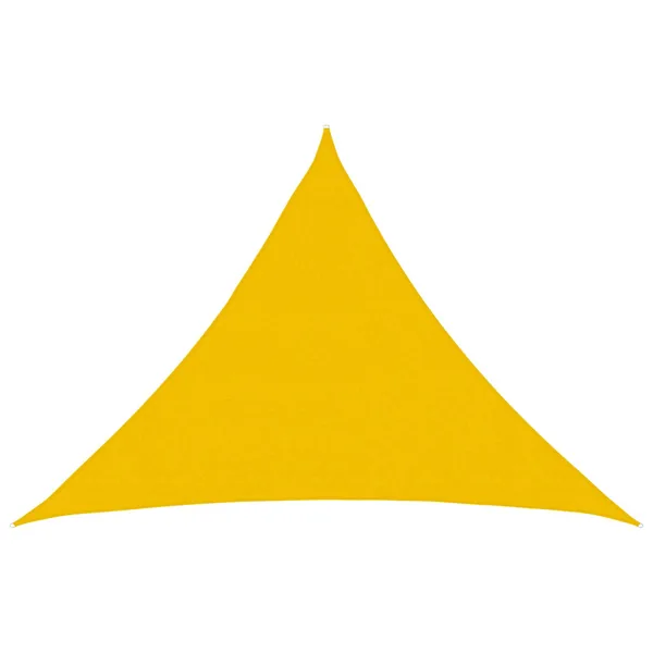 Voile d'ombre Jaune 7 x 5 x 5 m HDPE