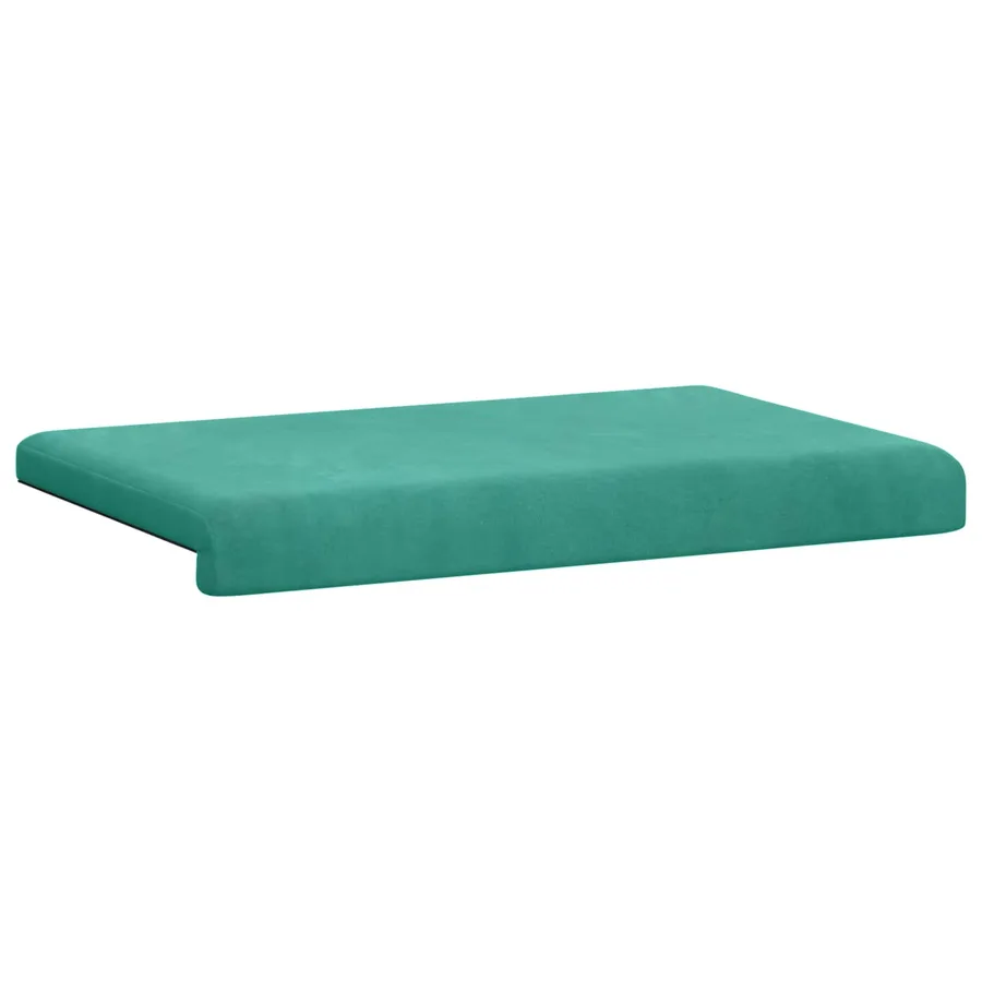 Coussin de banc Velours (V) Turquoise Profondeur 35 cm - 5