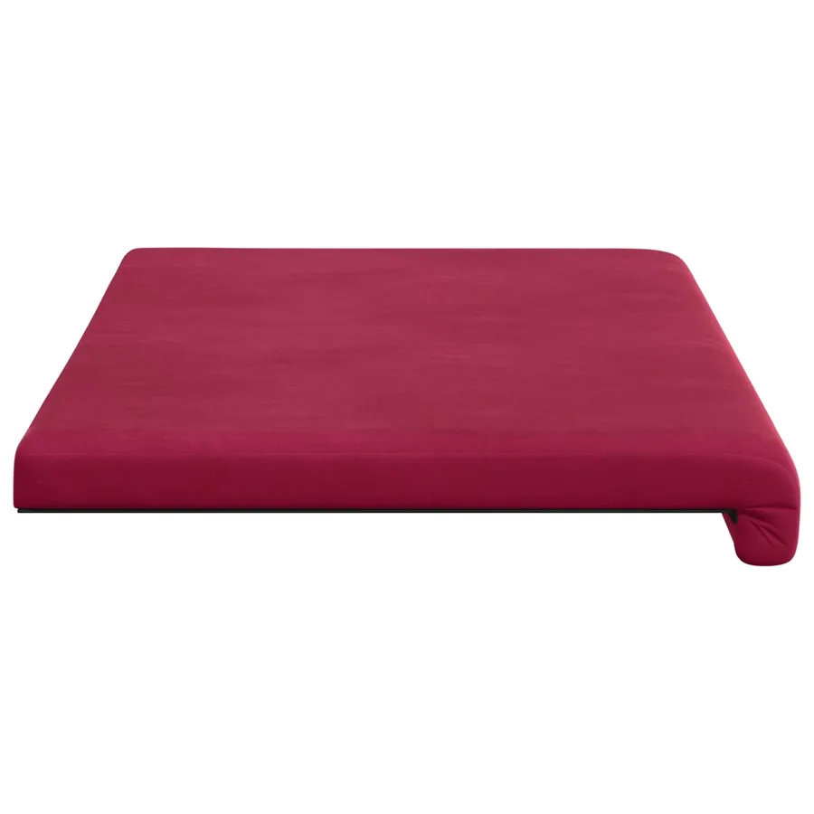 Coussin de banc Velours (V) Bordeaux Profondeur 35 cm - 6