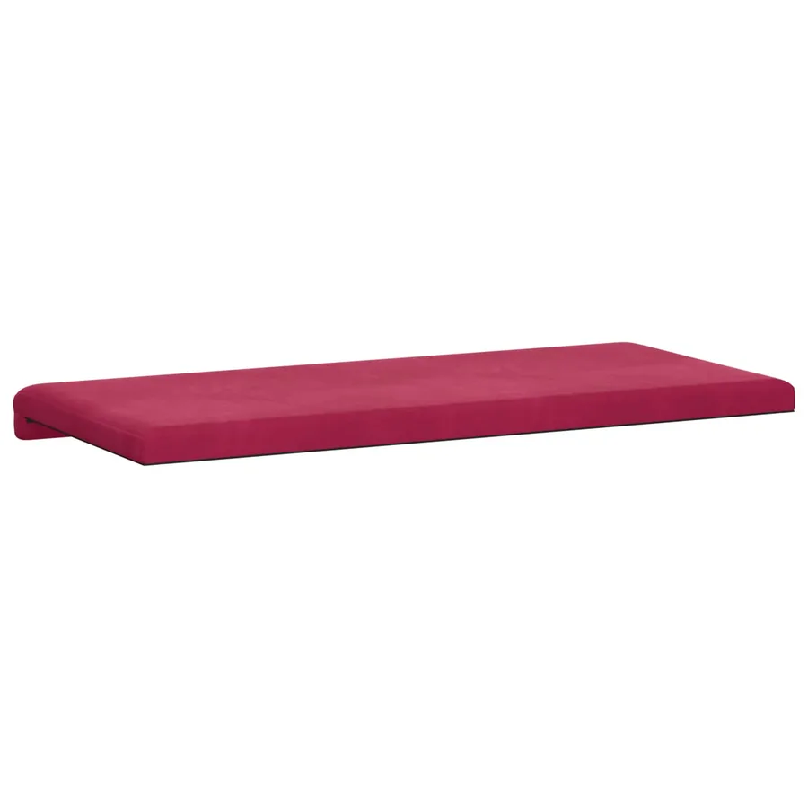 Coussin de banc Velours (V) Bordeaux Profondeur 35 cm - 7