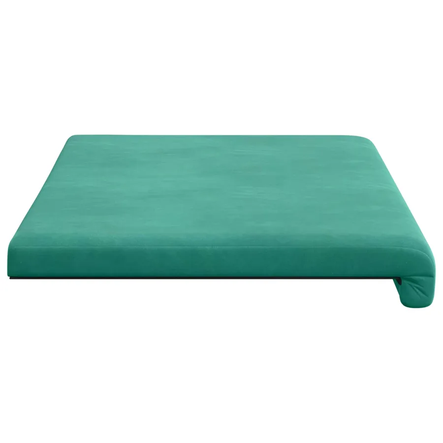 Coussin de banc Velours (V) Turquoise Profondeur 35 cm - 6