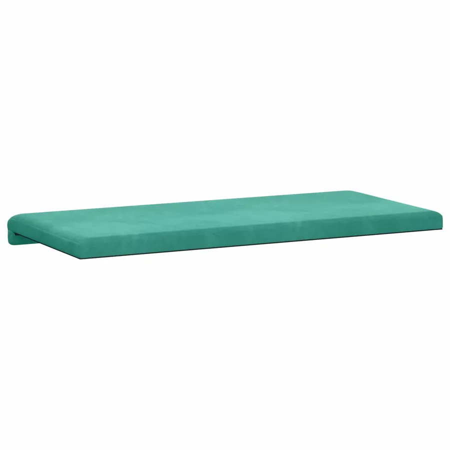 Coussin de banc Velours (V) Turquoise Profondeur 35 cm - 7