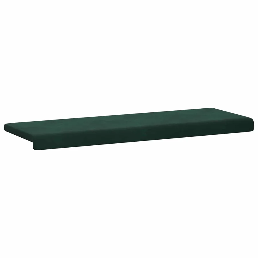 Coussin de banc Velours (V) Vert foncé Profondeur 35 cm - 5
