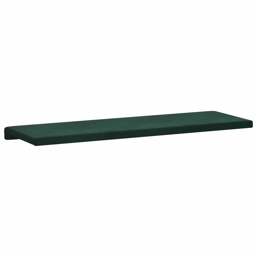Coussin de banc Velours (V) Vert foncé Profondeur 35 cm - 7