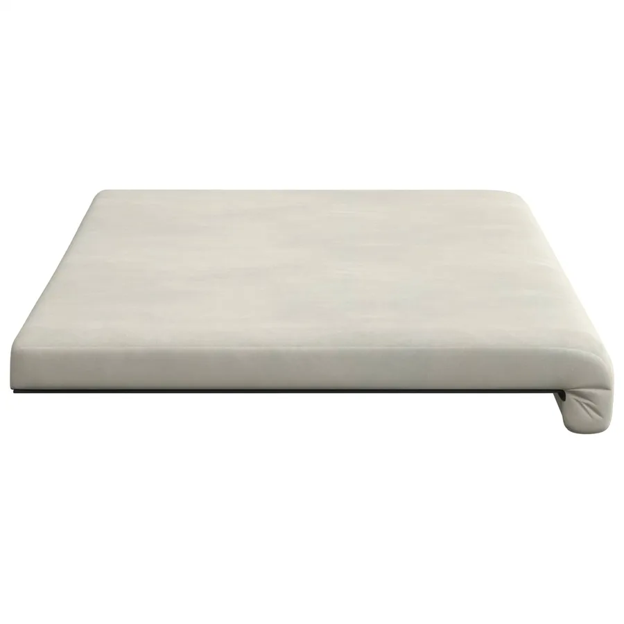 Coussin de banc Velours (V) Crème Profondeur 35 cm - 6