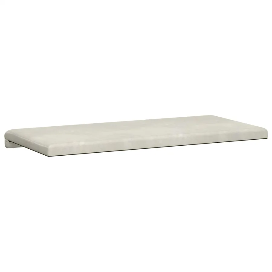 Coussin de banc Velours (V) Crème Profondeur 35 cm - 7