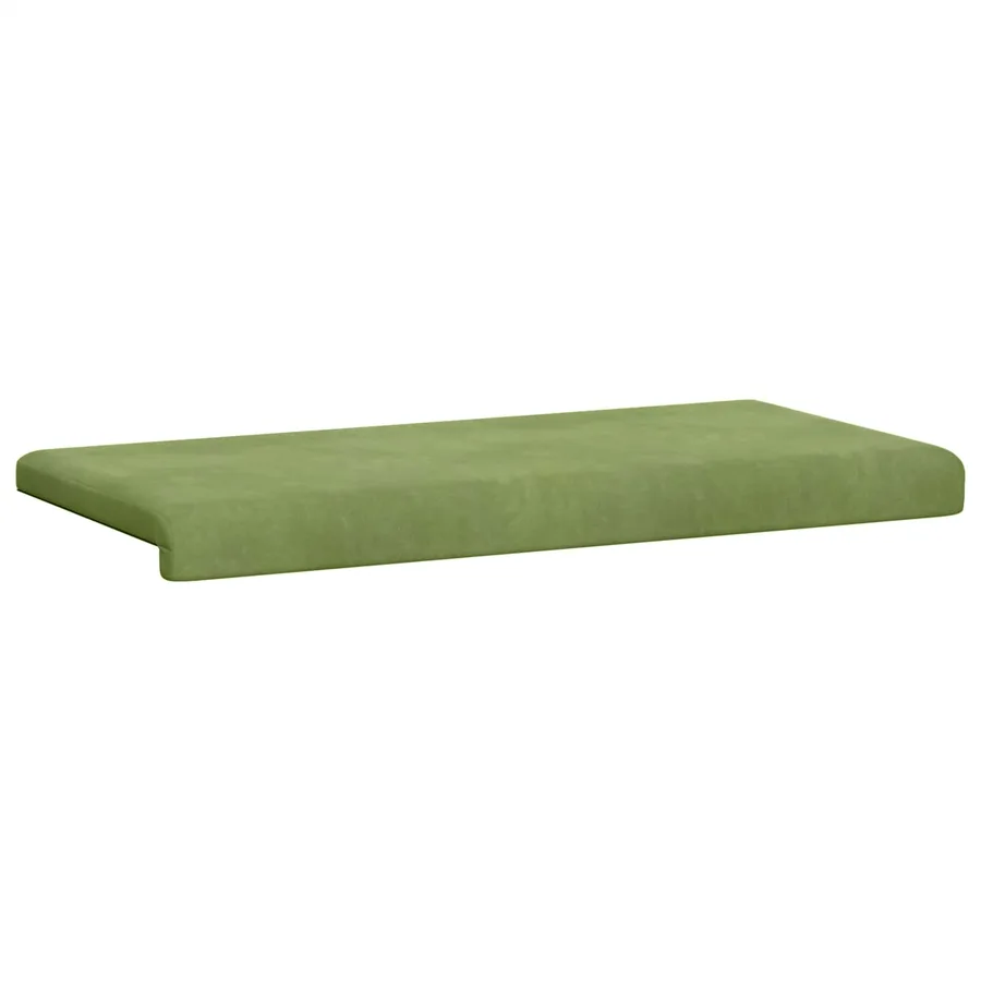 Coussin de banc Velours (V) Vert clair Profondeur 35 cm - 5