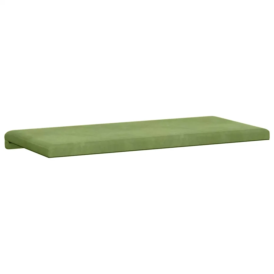 Coussin de banc Velours (V) Vert clair Profondeur 35 cm - 7