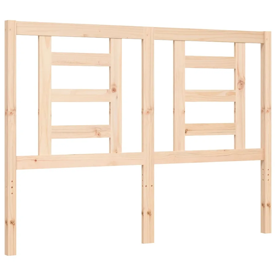 Cadre de lit sans matelas 140x200 cm bois massif de pin - 8