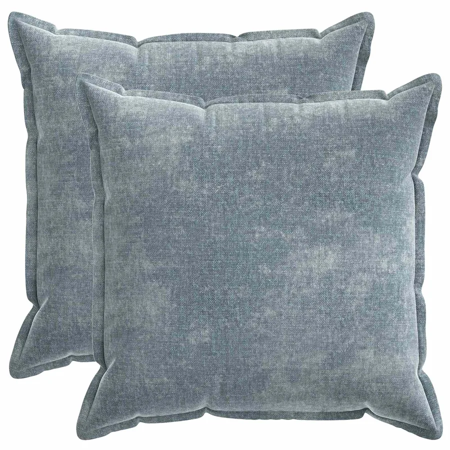 Housse de coussin 2 pcs HOUTEN Bleu clair 70 x 70 cm