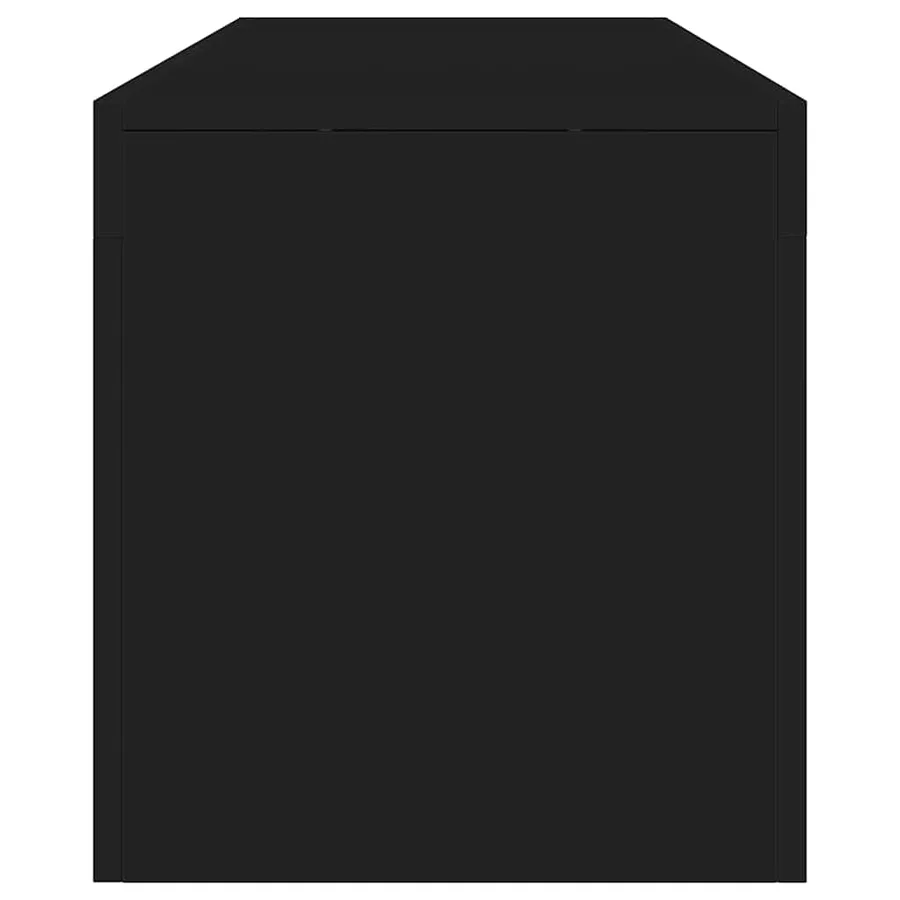 Meuble TV avec lumières LED Noir 140x36,5x40 cm - 11