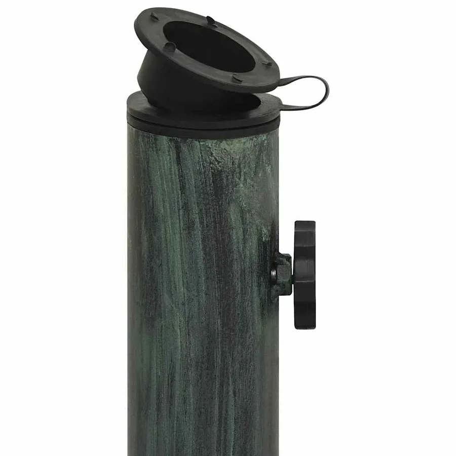 Socle de parasol Vert 44x44x31 cm Fonte - 6