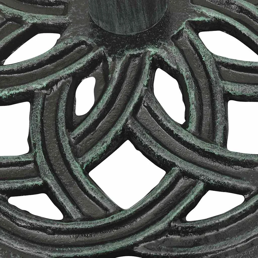 Socle de parasol Vert 44x44x31 cm Fonte - 7