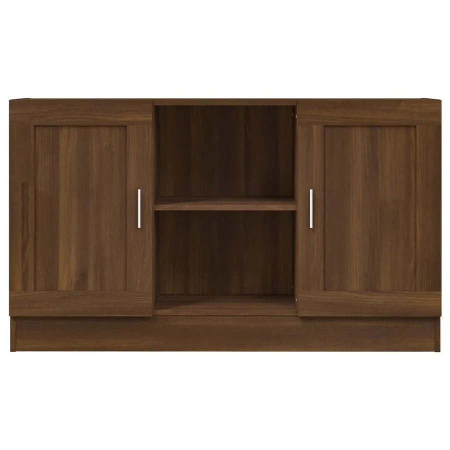 Buffet Chêne marron 120x30,5x70 cm Bois d'ingénierie - 4
