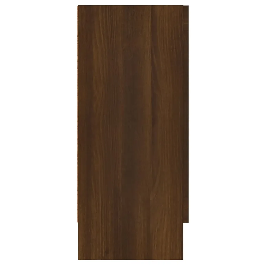 Buffet Chêne marron 120x30,5x70 cm Bois d'ingénierie - 6