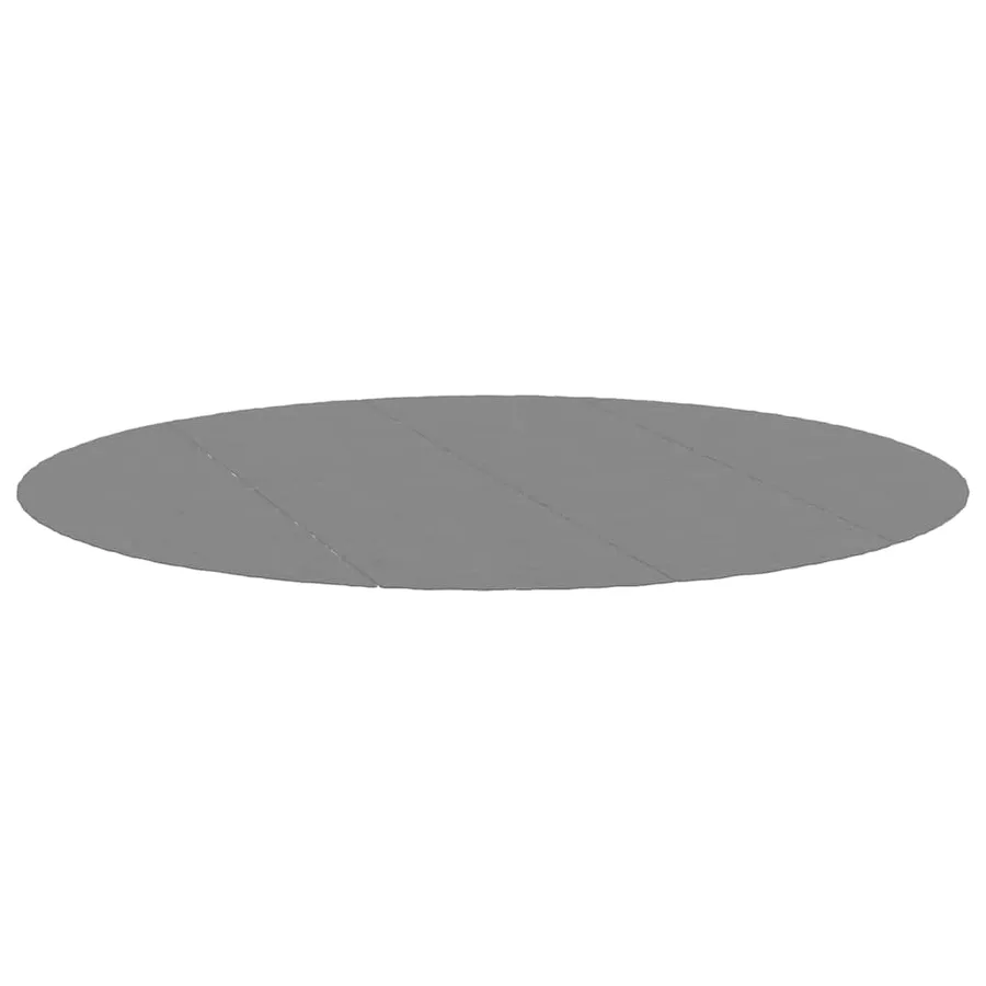Bâche de piscine gris clair Ø428 cm géotextile polyester - 2
