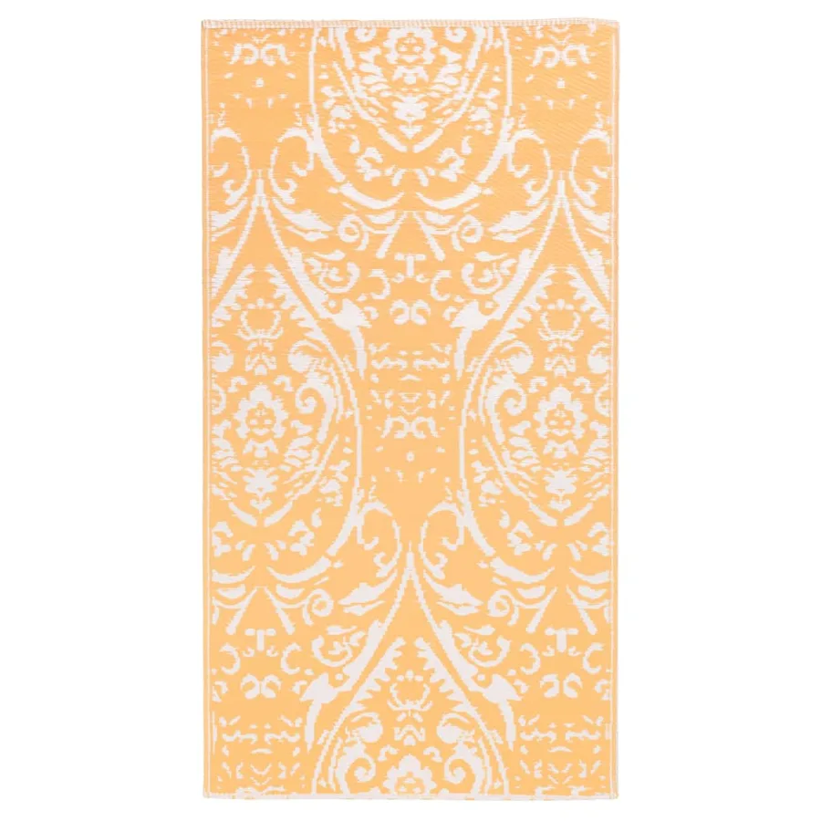 Tapis d'extérieur ARAKIL Orange et blanc 120x180 cm PP - 2
